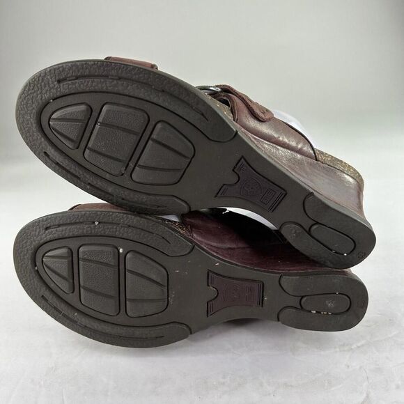 Ariat Women's Ember Wedge Slide Brown Open Toe US 7 B Harness Mule Sandals - Picture 6 of 10